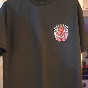 Men's Black Oni Graphic Tee